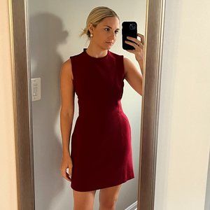 French Connection Berry Red Dress